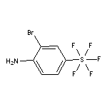 2-bromo-4-(pentafluoro-$l^{6}-sulfanyl)aniline