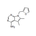 4-Amino-7-(2-furylmethyl)-5,6-dimethyl-7H-pyrrolo[2,3-d]pyrimidine