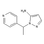 1-(1-pyridin-4-ylethyl)-1H-pyrazol-5-amine