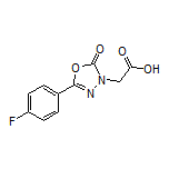 2-[5-(4-Fluorophenyl)-2-oxo-1,3,4-oxadiazol-3(2H)-yl]acetic Acid