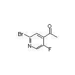 1-(2-Bromo-5-fluoro-4-pyridyl)ethanone