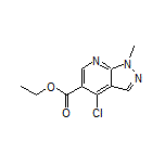 ethyl 4-chloro-1-methyl-1H-pyrazolo[3,4-b]pyridine-5-carboxylate