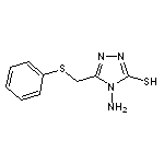 4-amino-5-[(phenylsulfanyl)methyl]-4H-1,2,4-triazole-3-thiol