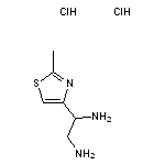 1-(2-methyl-1,3-thiazol-4-yl)ethane-1,2-diamine dihydrochloride