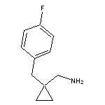 {1-[(4-fluorophenyl)methyl]cyclopropyl}methanamine