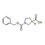 1-Cbz-3-fluoropyrrolidine-3-carboxylic Acid