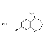 8-chloro-2,3,4,5-tetrahydro-1-benzoxepin-5-amine hydrochloride