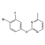 2-(4-bromo-3-fluorophenoxy)-4-methylpyrimidine