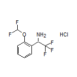 1-[2-(Difluoromethoxy)phenyl]-2,2,2-trifluoroethanamine Hydrochloride