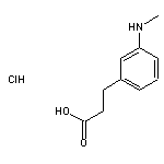 3-[3-(methylamino)phenyl]propanoic acid hydrochloride