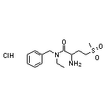 2-amino-N-benzyl-N-ethyl-4-methanesulfonylbutanamide hydrochloride