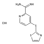 4-(2-Thiazolylthio)pyridine-2-carboximidamide Hydrochloride