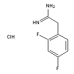 2-(2,4-difluorophenyl)ethanimidamide hydrochloride