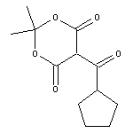 5-cyclopentanecarbonyl-2,2-dimethyl-1,3-dioxane-4,6-dione