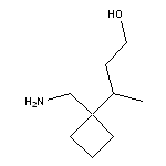 3-[1-(aminomethyl)cyclobutyl]butan-1-ol