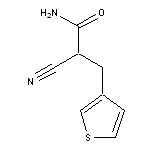 2-cyano-3-(thiophen-3-yl)propanamide