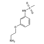 N-[3-(2-aminoethoxy)phenyl]methanesulfonamide