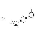 2-methyl-4-[4-(3-methylphenyl)piperazin-1-yl]butan-2-amine hydrochloride