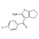 3-(4-fluorobenzoyl)-4H,5H,6H-cyclopenta[b]thiophen-2-amine