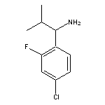 1-(4-chloro-2-fluorophenyl)-2-methylpropan-1-amine