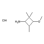 3-methoxy-2,2,4-trimethylcyclobutan-1-amine hydrochloride