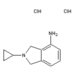 2-cyclopropyl-2,3-dihydro-1H-isoindol-4-amine dihydrochloride