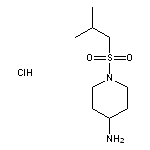 1-(2-methylpropanesulfonyl)piperidin-4-amine hydrochloride