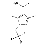 1-[3,5-dimethyl-1-(2,2,2-trifluoroethyl)-1H-pyrazol-4-yl]ethan-1-amine