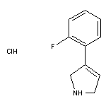 3-(2-fluorophenyl)-2,5-dihydro-1H-pyrrole hydrochloride