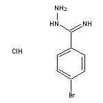 N-amino-4-bromobenzene-1-carboximidamide hydrochloride