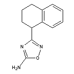 3-(1,2,3,4-tetrahydronaphthalen-1-yl)-1,2,4-oxadiazol-5-amine