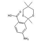 4-amino-2-(2,5,5-trimethyl-1,3-dioxan-2-yl)benzoic acid