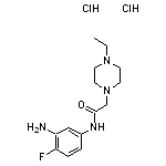 N-(3-amino-4-fluorophenyl)-2-(4-ethylpiperazin-1-yl)acetamide dihydrochloride