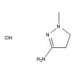 1-methyl-4,5-dihydro-1H-pyrazol-3-amine hydrochloride