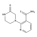 2-(3-oxopiperazin-1-yl)pyridine-3-carbothioamide