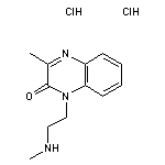 3-methyl-1-[2-(methylamino)ethyl]-1,2-dihydroquinoxalin-2-one dihydrochloride