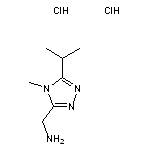 [4-methyl-5-(propan-2-yl)-4H-1,2,4-triazol-3-yl]methanamine dihydrochloride