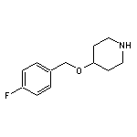 4-[(4-fluorophenyl)methoxy]piperidine