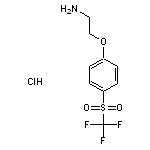 1-(2-aminoethoxy)-4-trifluoromethanesulfonylbenzene hydrochloride