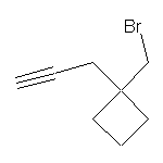 1-(bromomethyl)-1-(prop-2-yn-1-yl)cyclobutane