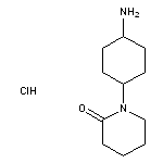 1-(4-aminocyclohexyl)piperidin-2-one hydrochloride