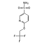 6-(2,2,2-trifluoroethoxy)pyridine-3-sulfonamide