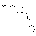 2-{4-[2-(pyrrolidin-1-yl)ethoxy]phenyl}ethan-1-amine