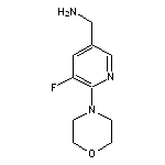 [5-fluoro-6-(morpholin-4-yl)pyridin-3-yl]methanamine