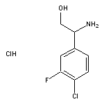 2-amino-2-(4-chloro-3-fluorophenyl)ethan-1-ol hydrochloride