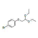 (4-Bromophenyl)(2,2-diethoxyethyl)sulfane