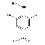 3,5-dichloro-4-hydrazinylbenzoic acid