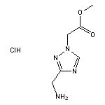 methyl 2-[3-(aminomethyl)-1H-1,2,4-triazol-1-yl]acetate hydrochloride