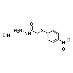 2-[(4-nitrophenyl)sulfanyl]acetohydrazide hydrochloride