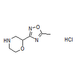 2-(5-methyl-1,2,4-oxadiazol-3-yl)morpholine hydrochloride